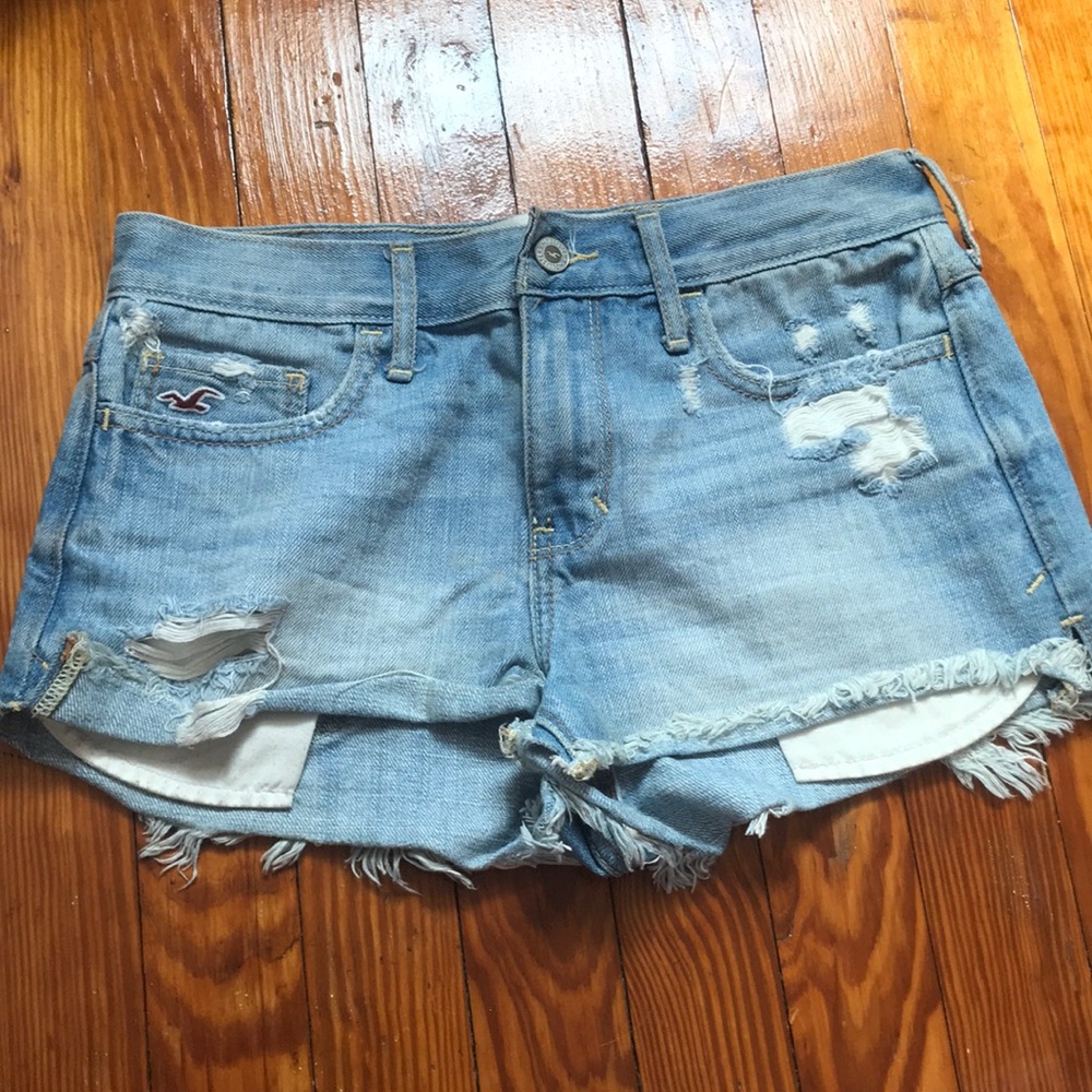 hollister jean shorts